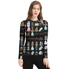 Glitch Glitchen Misc Three Women s Long Sleeve Rash Guard by WetdryvacsLair