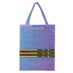 Glitched Vaporwave Hack The Planet Classic Tote Bag by WetdryvacsLair