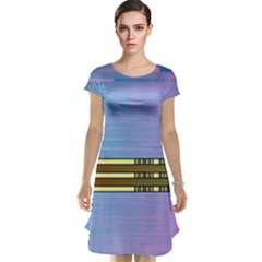 Glitched Vaporwave Hack The Planet Cap Sleeve Nightdress by WetdryvacsLair