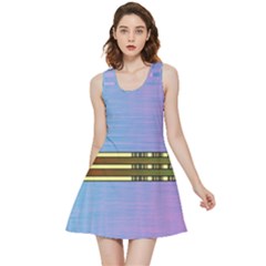 Glitched Vaporwave Hack The Planet Inside Out Reversible Sleeveless Dress