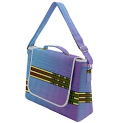 Glitched Vaporwave Hack The Planet Box Up Messenger Bag by WetdryvacsLair