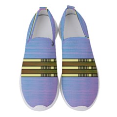 Glitched Vaporwave Hack The Planet Women s Slip On Sneakers by WetdryvacsLair