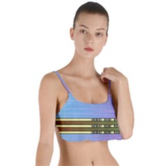 Glitched Vaporwave Hack The Planet Layered Top Bikini Top  by WetdryvacsLair