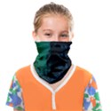 Vaporwave Old Moon Over NYC Face Covering Bandana (Kids) View1