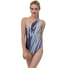 Bit Of Blue, Inkwell & Silver Bullet To One Side Swimsuit by Kettukas