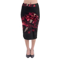 Love Deception Concept Artwork Midi Pencil Skirt by dflcprintsclothing