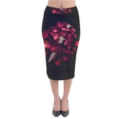 Love Deception Concept Artwork Velvet Midi Pencil Skirt by dflcprintsclothing