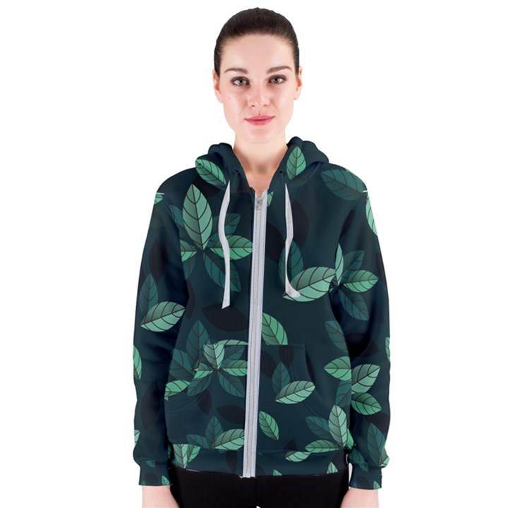 Foliage Women s Zipper Hoodie