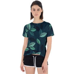 Foliage Open Back Sport Tee