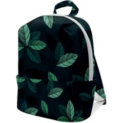 Foliage Zip Up Backpack