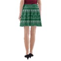 Christmas Knit Digital A-Line Pocket Skirt View2