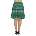 Christmas Knit Digital Chiffon Wrap Front Skirt View2