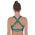 Christmas Knit Digital Cross Back Sports Bra View2