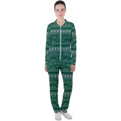 Christmas Knit Digital Casual Jacket And Pants Set