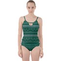 Christmas Knit Digital Cut Out Top Tankini Set View1