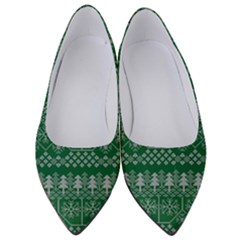 Christmas Knit Digital Women s Low Heels