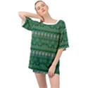 Christmas Knit Digital Oversized Chiffon Top View1