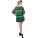 Christmas Knit Digital Oversized Chiffon Top View2