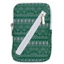 Christmas Knit Digital Belt Pouch Bag (Large) View1