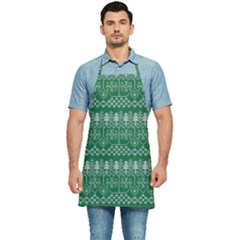 Christmas Knit Digital Kitchen Apron