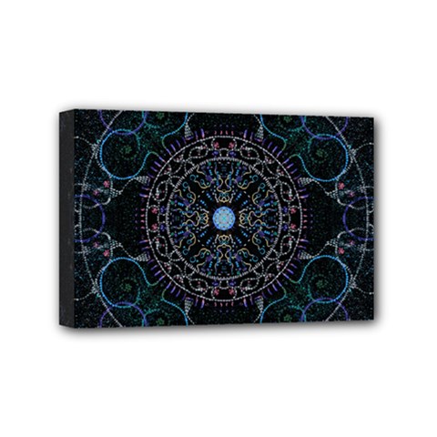 Mandala - 0007 - Complications Mini Canvas 6  X 4  (stretched) by WetdryvacsLair