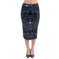 Mandala - 0007 - Complications Midi Pencil Skirt by WetdryvacsLair