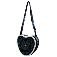 Mandala - 0007 - Complications Heart Shoulder Bag by WetdryvacsLair