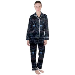 Mandala - 0007 - Complications Satin Long Sleeve Pajamas Set by WetdryvacsLair