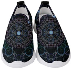 Mandala - 0007 - Complications Kids  Slip On Sneakers by WetdryvacsLair