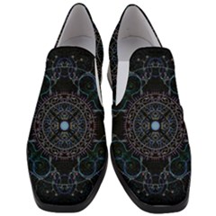 Mandala - 0007 - Complications Women Slip On Heel Loafers by WetdryvacsLair