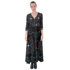 Mandala - 0007 - Complications Button Up Maxi Dress by WetdryvacsLair