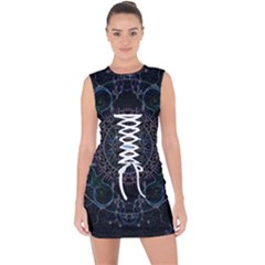 Mandala - 0007 - Complications Lace Up Front Bodycon Dress by WetdryvacsLair