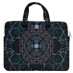 Mandala - 0007 - Complications Macbook Pro Double Pocket Laptop Bag by WetdryvacsLair