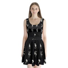 Katzen Cats Split Back Mini Dress  by WetdryvacsLair