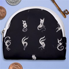 Katzen Cats Horseshoe Style Canvas Pouch by WetdryvacsLair