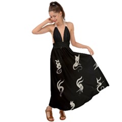 Katzen Cats Backless Maxi Beach Dress by WetdryvacsLair