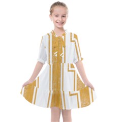 1 Best Dad Kids  All Frills Chiffon Dress