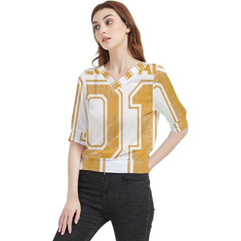 1 Best Dad Quarter Sleeve Blouse by blackacturus