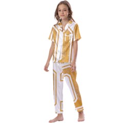 1 Best Dad Kids  Satin Short Sleeve Pajamas Set by blackacturus