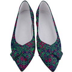 Tree Flower Paradise Of Inner Peace And Calm Pop-art Women s Bow Heels by pepitasart