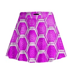 Hexagon Windows Mini Flare Skirt by essentialimage