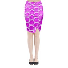 Hexagon Windows Midi Wrap Pencil Skirt by essentialimage