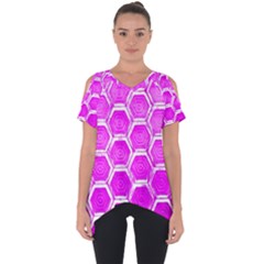 Hexagon Windows Cut Out Side Drop Tee by essentialimage