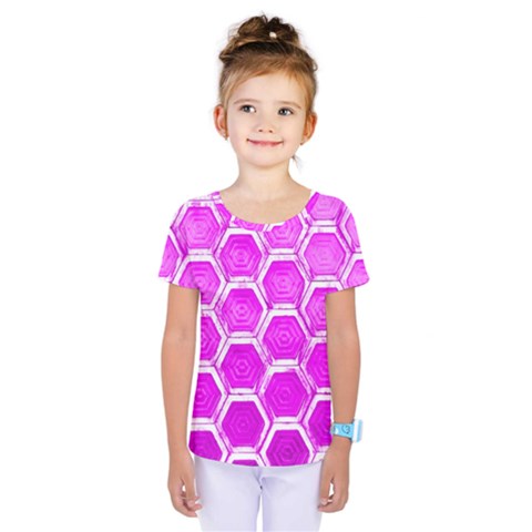 Hexagon Windows Kids  One Piece Tee by essentialimage