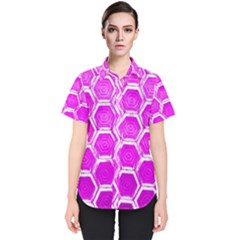 Hexagon Windows Women s Short Sleeve Shirt