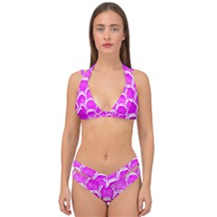 Hexagon Windows Double Strap Halter Bikini Set by essentialimage