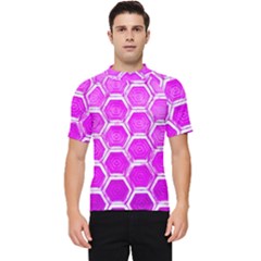 Hexagon Windows Men s Short Sleeve Rash Guard by essentialimage