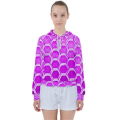 Hexagon Windows Women s Tie Up Sweat by essentialimage