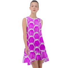 Hexagon Windows Frill Swing Dress by essentialimage