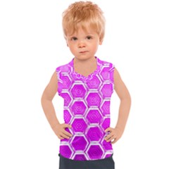 Hexagon Windows Kids  Sport Tank Top